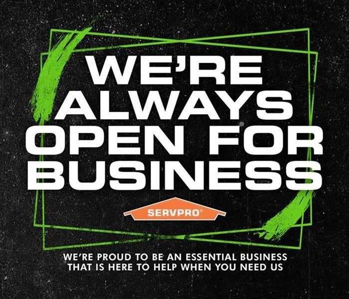 Open for business
