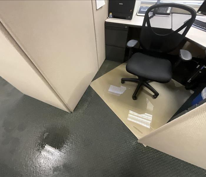 Lots of water in the store offices